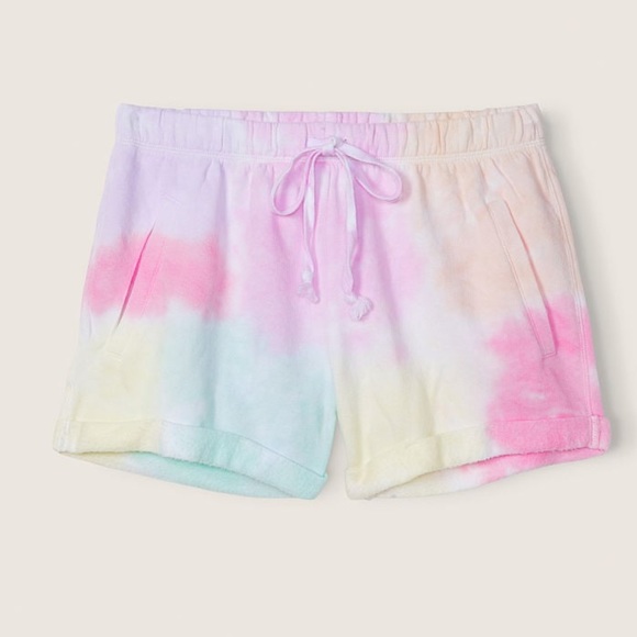 Victoria's Secret PINK Tank Top & 4.25” Rolled Hem Sweat Shorts, Extra Large - Picture 6 of 10